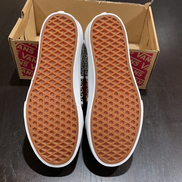 Vans Old Skool Platform Chain Leather True White - Picture 3 of 9